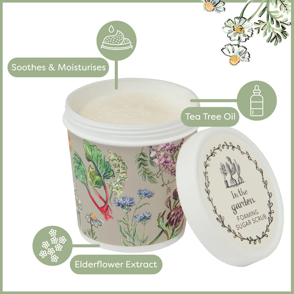 Heathcote & Ivory In The Garden Foaming Sugar Scrub