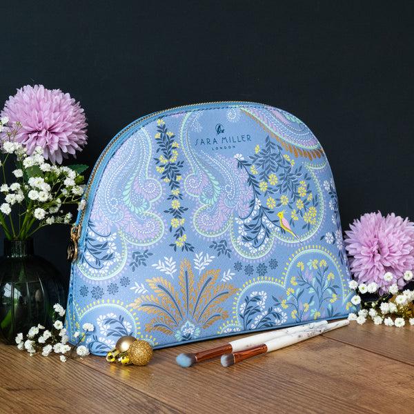 Heathcote & Ivory Savannah Blue Cosmetic Bag - Large