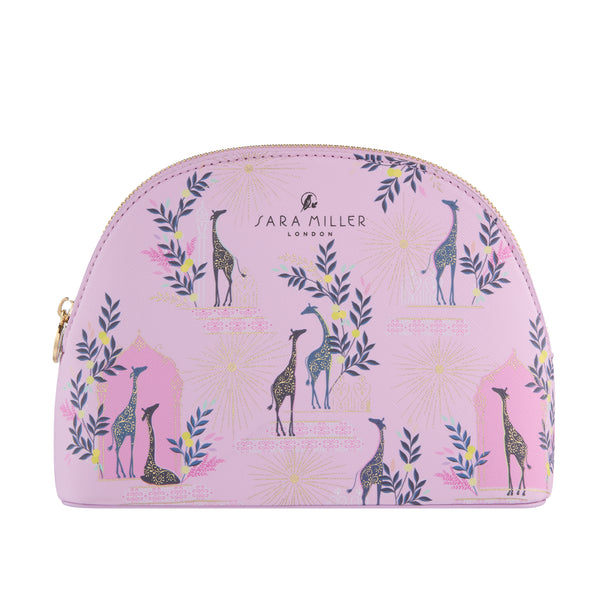 heathcote & ivory Savannah Medium Cosmetic Bag - Pink