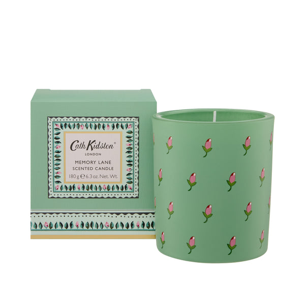 heathcote & ivory Home Fragrance Light Green Memory Lane Glass Candle 180g