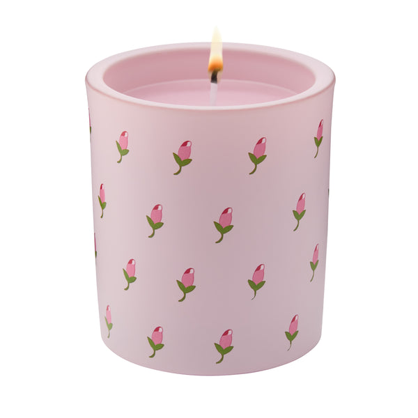 Heathcote & Ivory Home Fragrance Pink Coming Up Roses Glass Candle 180g