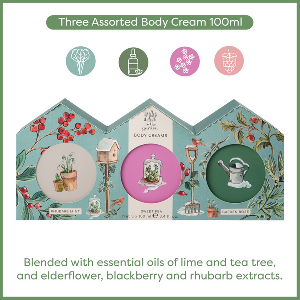 Heathcote & Ivory In The Garden Assorted Fragrance Body Creams
