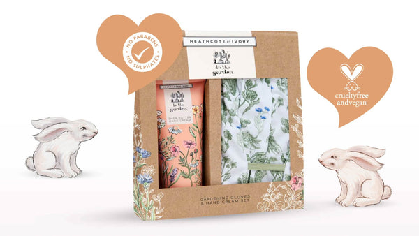 Heathcote & Ivory In The Garden Gardening Gloves & Hand Cream Set