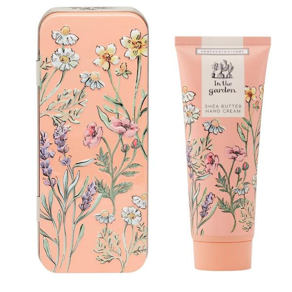 heathcote & ivory In The Garden Hand Cream in Embossed Tin