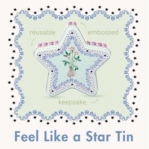 Heathcote & Ivory Roots & Raindrops Feel Like A Star Tin Gift Set