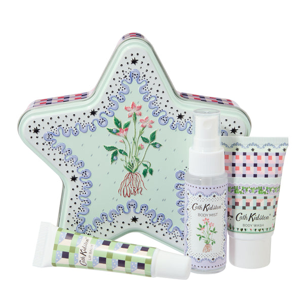 heathcote & ivory Roots & Raindrops Feel Like a Star Tin Gift Set