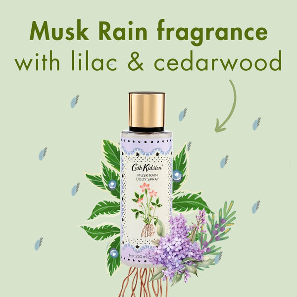 Heathcote & Ivory Roots & Raindrops Musk Rain Body Spray 250ml