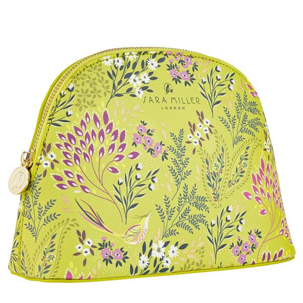 Heathcote & Ivory Sara Miller Haveli Garden Medium Cosmetic Bag - Green