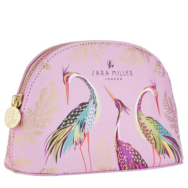 Heathcote & Ivory Sara Miller Haveli Garden Small Cosmetic Bag - Pink