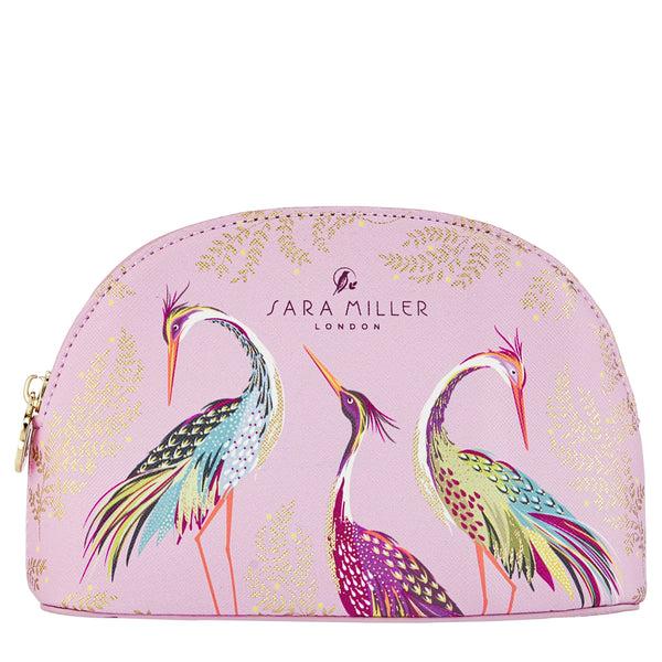 heathcote & ivory Sara Miller Haveli Garden Small Cosmetic Bag - Pink