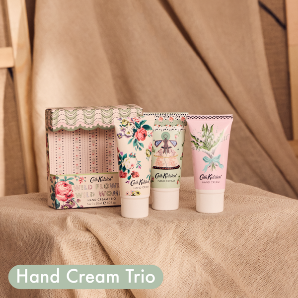Heathcote & Ivory Wild Flowers Wild Women Hand Cream Trio 3x 30ml