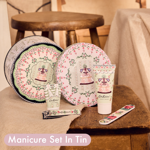 Heathcote & Ivory Wild Flowers Wild Women Manicure Tin Gift Set