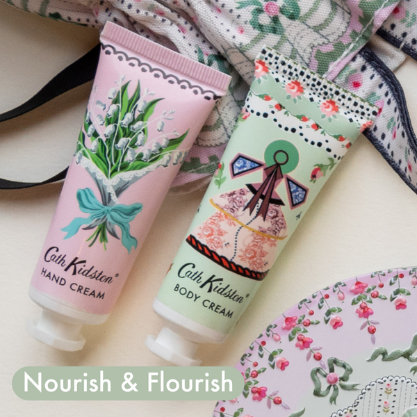 Heathcote & Ivory Wild Flowers Wild Women Nourish & Flourish Gift Set