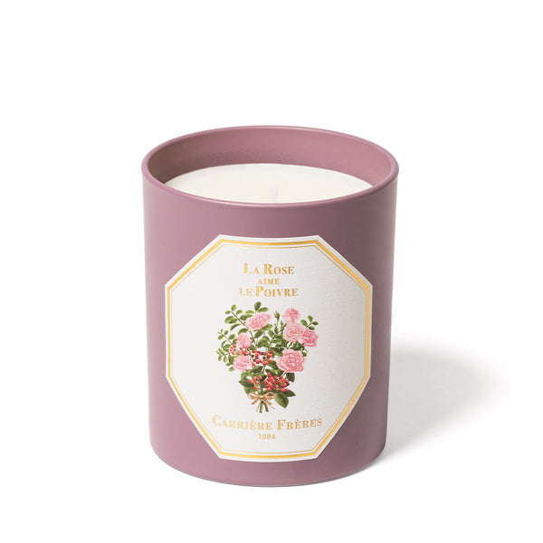 heaven scent Carrière Frères La Rose Aime le Poivre Scented Candle