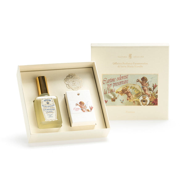 heaven scent Santa Maria Novella Scented cards for wool / Cartine Salva Lana