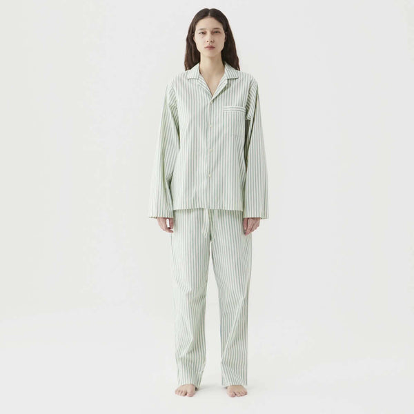 Heaven Scent Tekla Clover Stripes Poplin Pysjamas XS