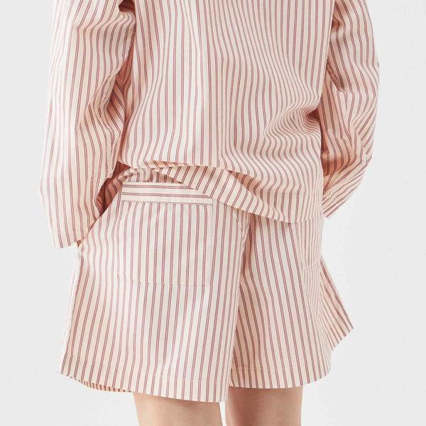 Heaven Scent Tekla Polka Stripes Poplin Pysjamas Skjorte XS