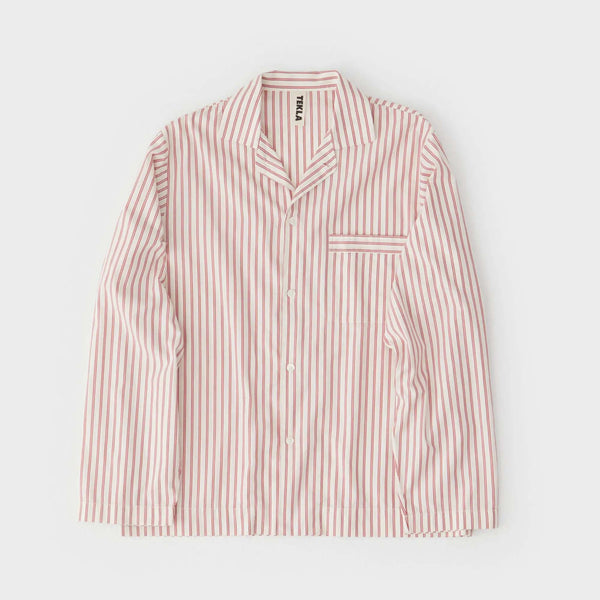 heaven scent Tekla Polka Stripes Poplin Pysjamas Skjorte XS