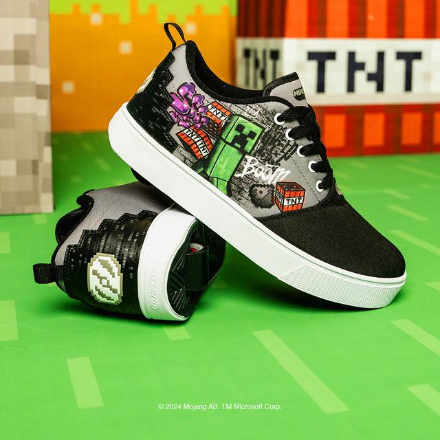 Heelys Minecraft Pro 20 Limited Edition BLACK/GREY