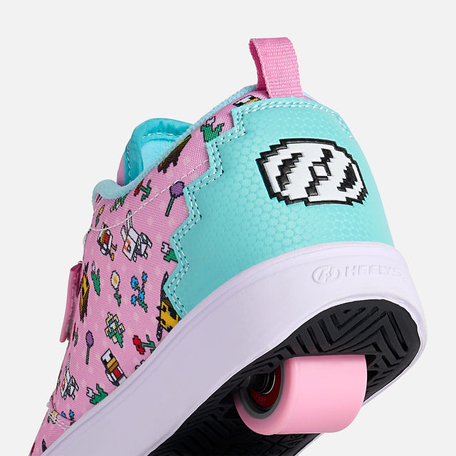 Heelys Minecraft Pro 20 Sale Item PINK/AQUA