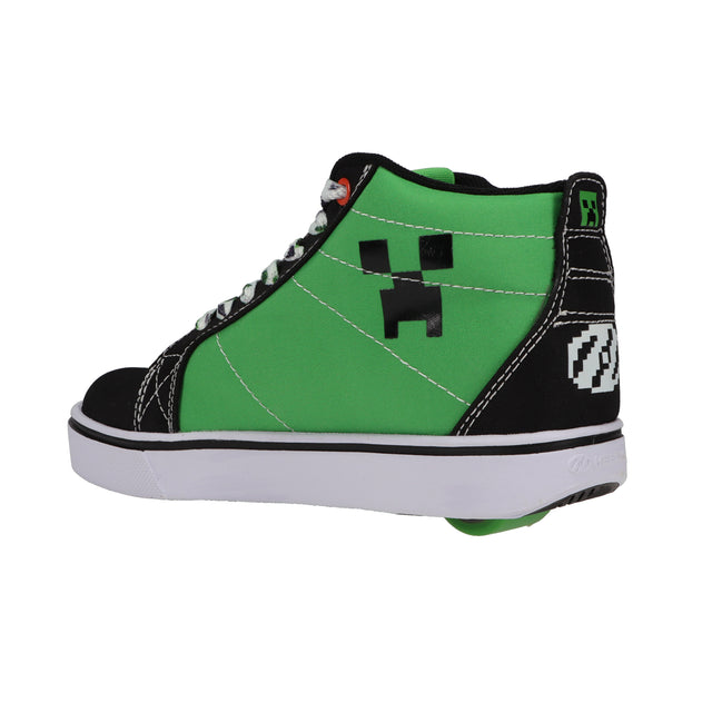 Heelys Minecraft Racer 20 Mid Sale Item GREEN/BLK