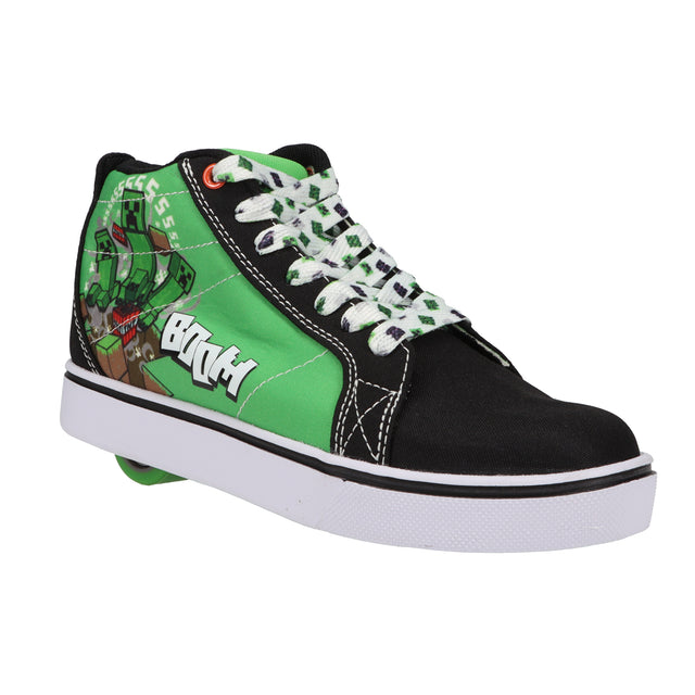 Heelys Minecraft Racer 20 Mid Sale Item GREEN/BLK