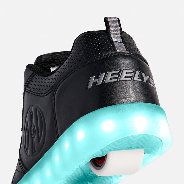 Heelys Premium 1 Lo Shoes BLACK/WHITE WHEEL
