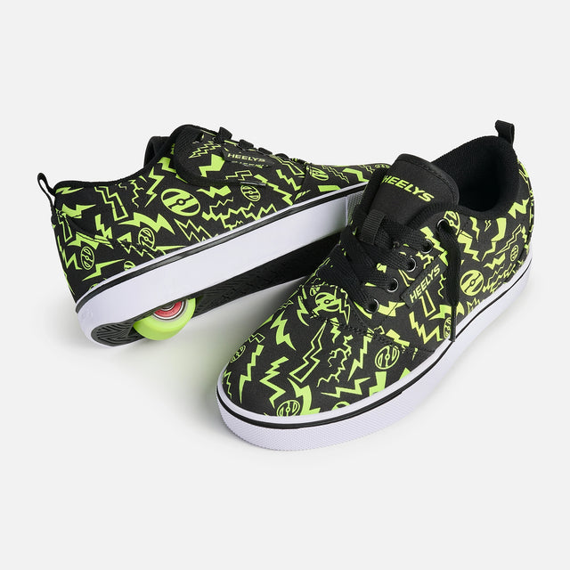 Heelys Pro 20 Glow Shoes BLACK/LIME GREEN