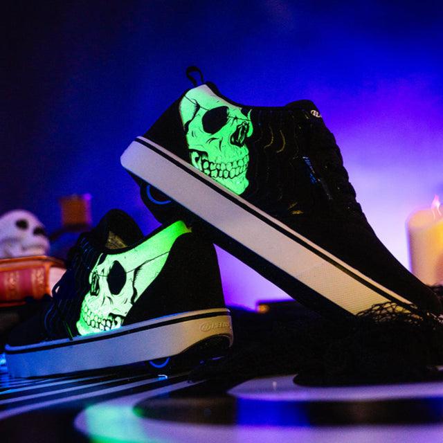 Heelys Pro 20 Glow Shoes BLACK/WHITE