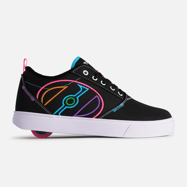 heelys Pro 20 LG Sale Item BLACK W/MULTI COLOR