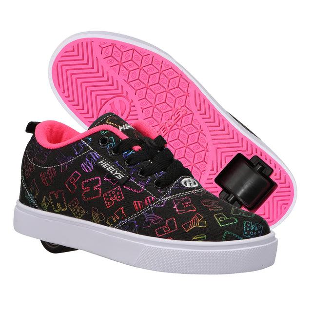 Heelys Pro 20 Prints Sale Item BLACK/RAINBOW/PINK