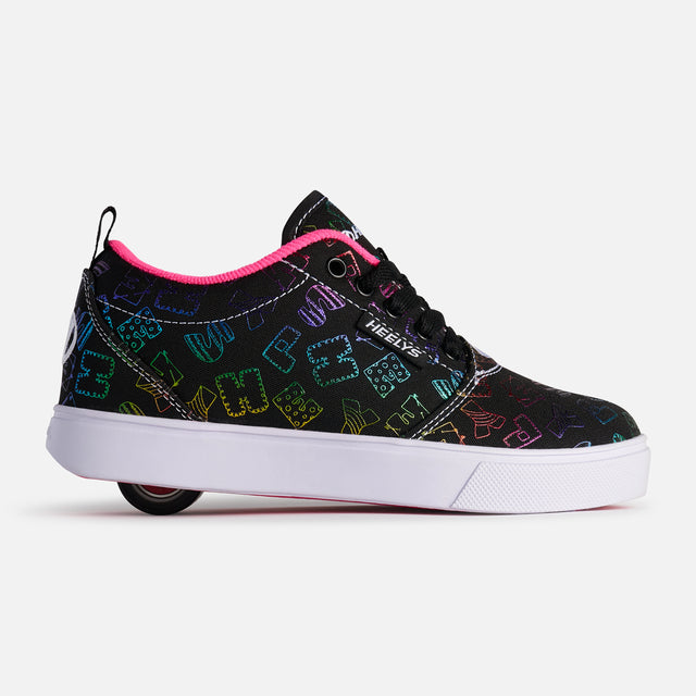 heelys Pro 20 Prints Sale Item BLACK/RAINBOW/PINK