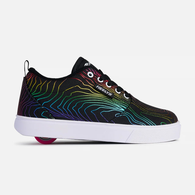 heelys Pro 20 Prints Sale Item BLACK/RAINBOW PRINT