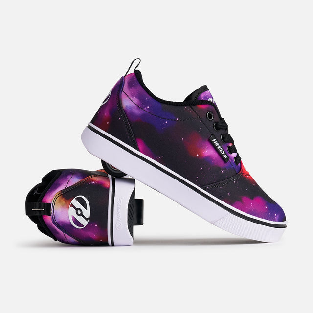 Heelys Pro 20 Prints Shoes BLACK/PURPLE/WHITE