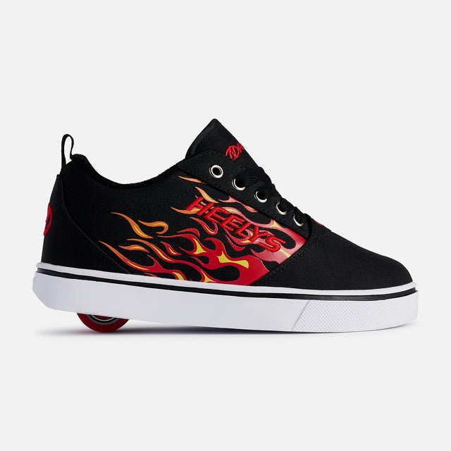 heelys Pro 20 Prints Shoes BLACK/RED/FLAMES