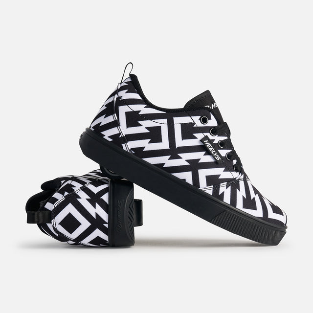 Heelys Pro 20 Prints Shoes BLACK/WHITE