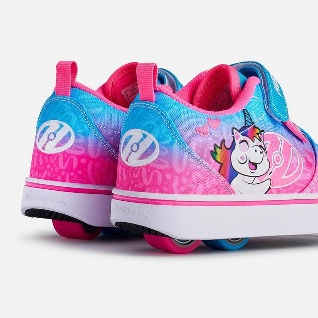 Heelys Pro 20 X2 Shoes CYAN/PINK/WHITE