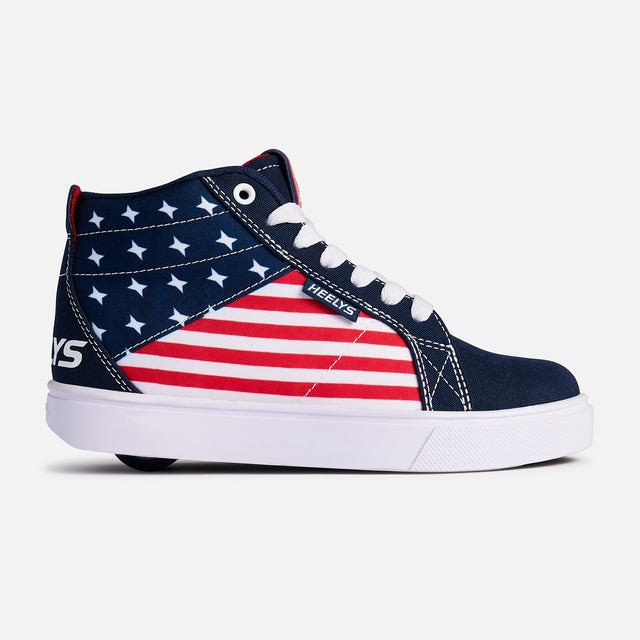 heelys Racer 20 Mid Sale Item NAVY/RED/WHITE