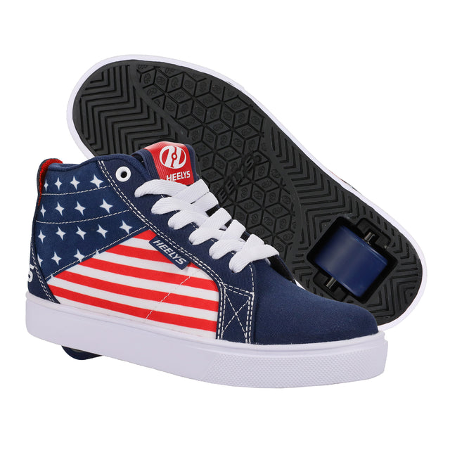 Heelys Racer 20 Mid Sale Item NAVY/RED/WHITE