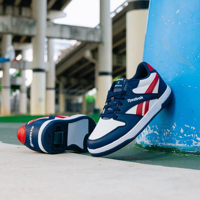 Heelys Reebok BB4500 Low Sale Item BLUE/WHITE/RED