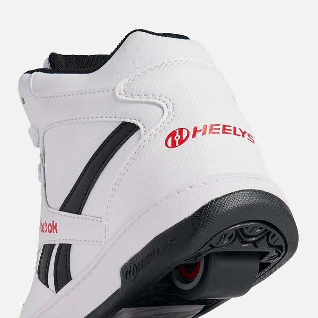 Heelys Reebok Bb4500 Mid Sale Item WHITE/BLACK/RED