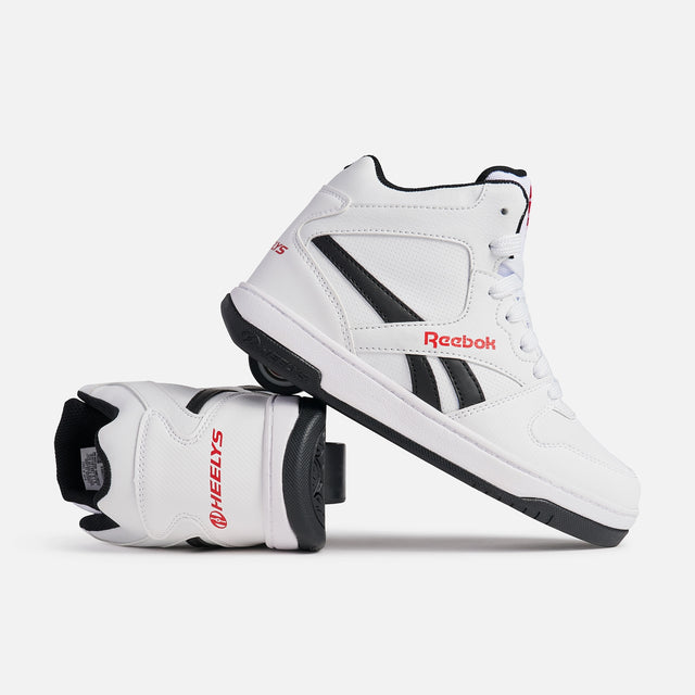 Heelys Reebok Bb4500 Mid Sale Item WHITE/BLACK/RED