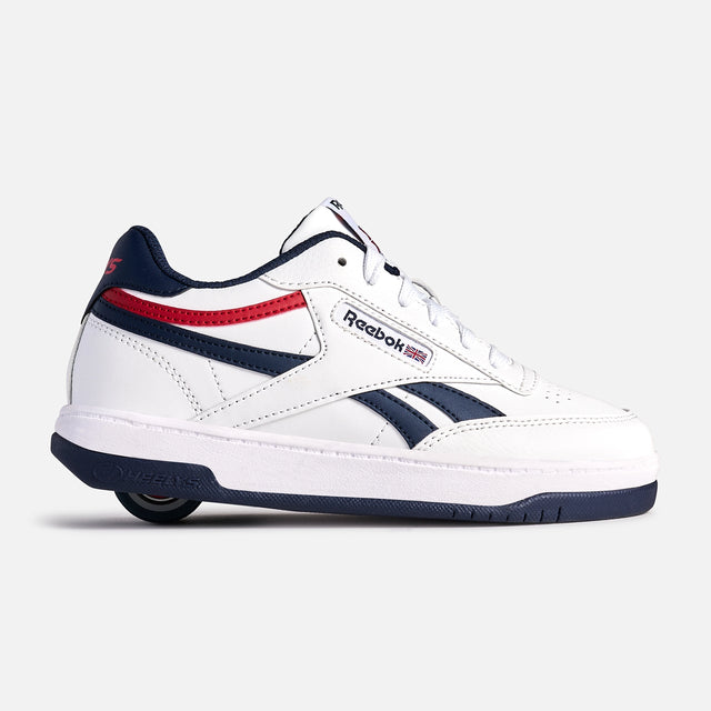 heelys Reebok Club C Sale Item WHITE/NAVY/RED