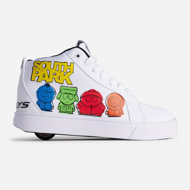 heelys South Park Racer Mid Sale Item WHITE/YELLOW