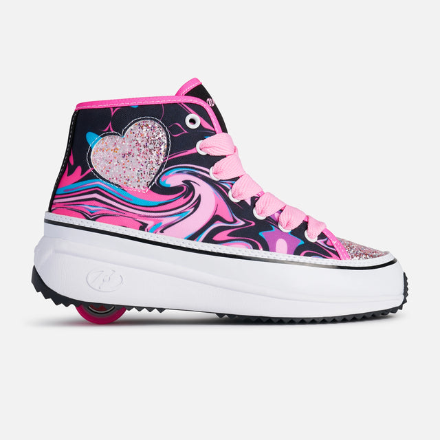 heelys Veloz Chi Sale Item BLACK/PINK MULTI