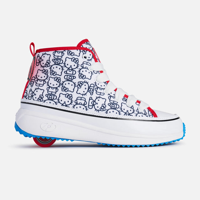 heelys Hello Kitty Veloz Chi Sale Item WHITE/BLK/RED/PRINT