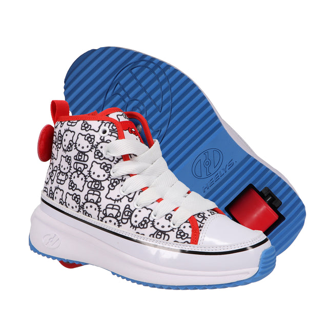Heelys Hello Kitty Veloz Chi Sale Item WHITE/BLK/RED/PRINT