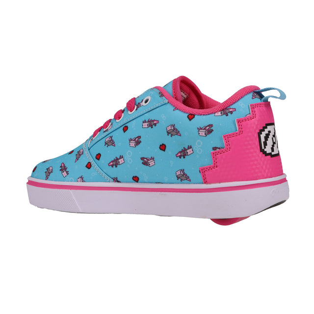 Heelys Minecraft Axolotl Pro 20 Limited Edition AQUA/PINK