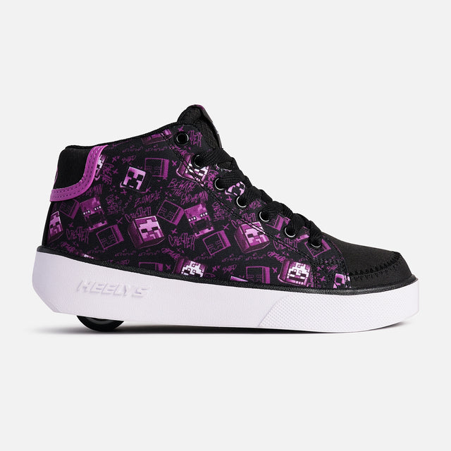 heelys Minecraft Enderman Digi Sale Item BLACK/PURPLE