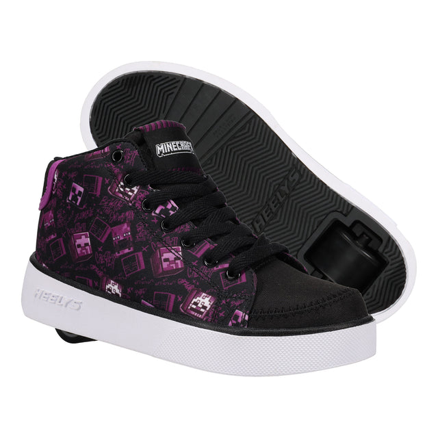 Heelys Minecraft Enderman Digi Sale Item BLACK/PURPLE